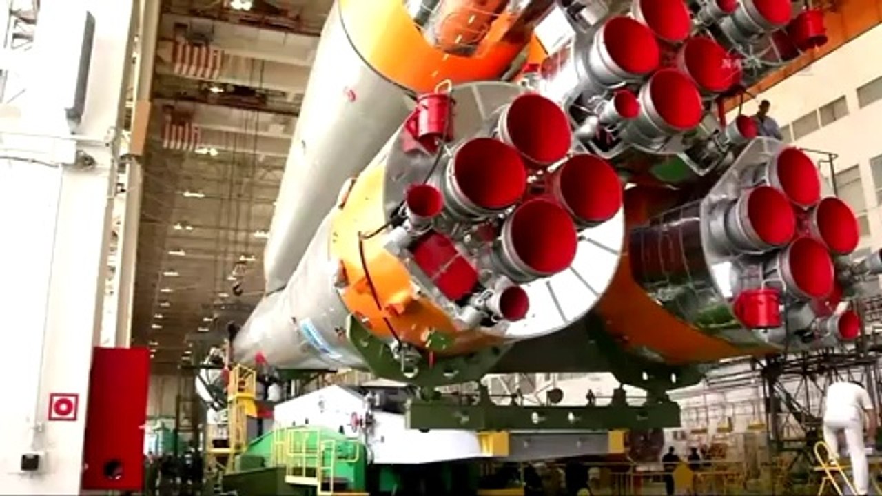 [ISS] Soyuz TMA-13M on Soyuz-FG Rocket Rolled Out to Launch Pad