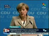 Manifiesta su tristeza Angela Merkel ante ascenso de ultraderechistas