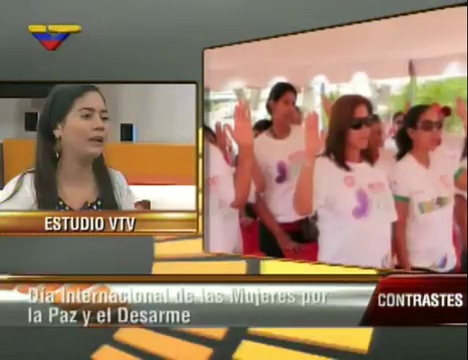 (Vídeo) Mujeres venezolanas conmemoraron el Día Internacional de las Mujeres por la Paz y el Desarme