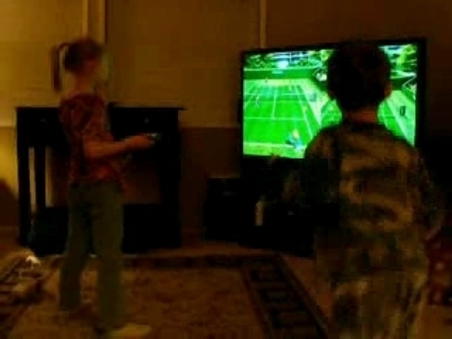 Kids Playing Wii Sports