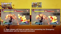 Ultra Street Fighter 4 - Les changements apportés à Crimson Viper