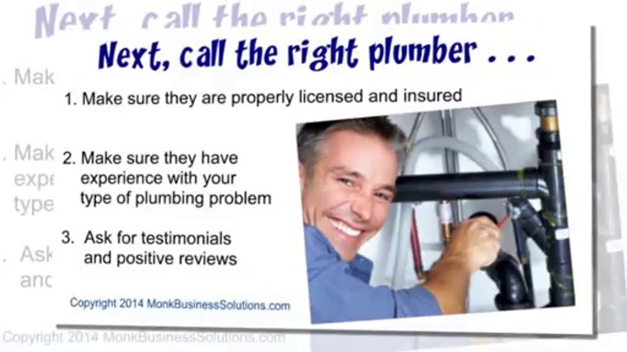 Home residents plumbing emergency steps to minimize water damage