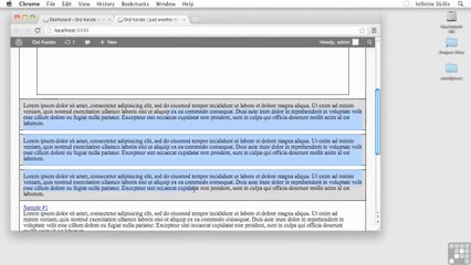 Finishing Up With The Footer