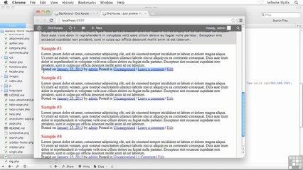 Finishing Up With The Blog Loop Formatting