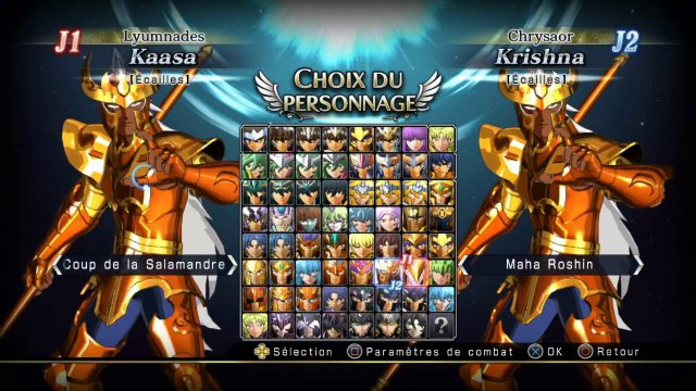 Battle Lennon & Seb : Saint Seiya Brave Soldiers (PS3)