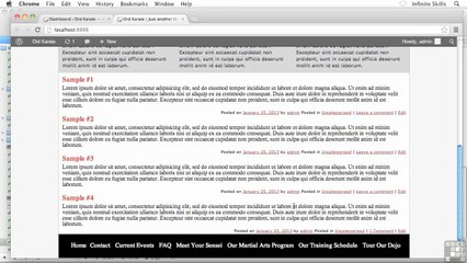 Formatting The Footer Text