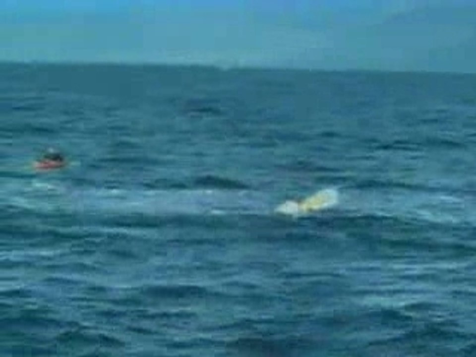 Kayak en mer