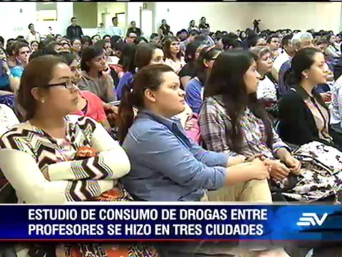 Estudio del Consep revela consumo de drogas en docentes universitarios
