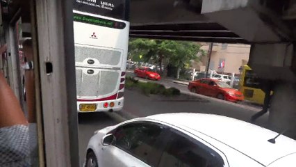 2014年4月バンコク　ヤンヒー病院ー戦勝記念塔　バスの旅　その1