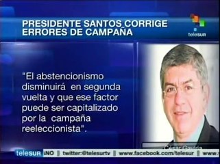 Santos corrigió errores en su campaña: César Gaviria