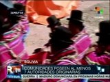 Bolivianos mantienen respeto por autoridades indígenas