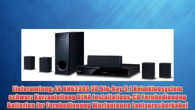 LG BH6230S 3D Blu-Ray 5.1 Heimkinosystem (HDMI) schwarz