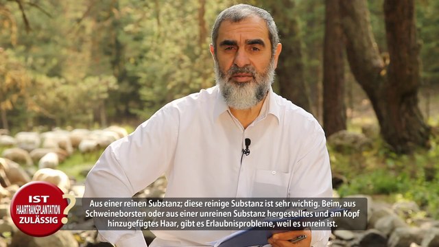 20) Ist Haartransplantation zulässig? - Deutscher Untertitel - Nureddin Yıldız