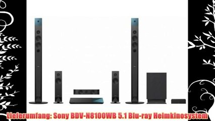 Sony BDV-N8100WB 5.1 Blu-ray Heimkinosystem (1000Watt / 4k UltraHD Upscaling / 3D / W-LAN Bluetooth