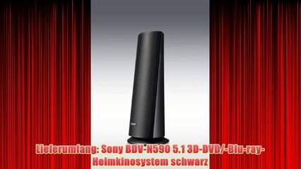 Sony BDV-N590  5.1 3D-DVD/-Blu-ray-Heimkinosystem (2 HDMI-EingÃ¤nge 2D/3D-Konvertierung) schwarz