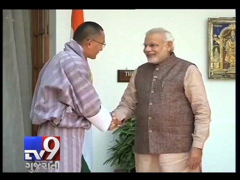 PM Narendra Modi meets PM of Bhutan,Tshering Tobgay - Tv9 Gujarati