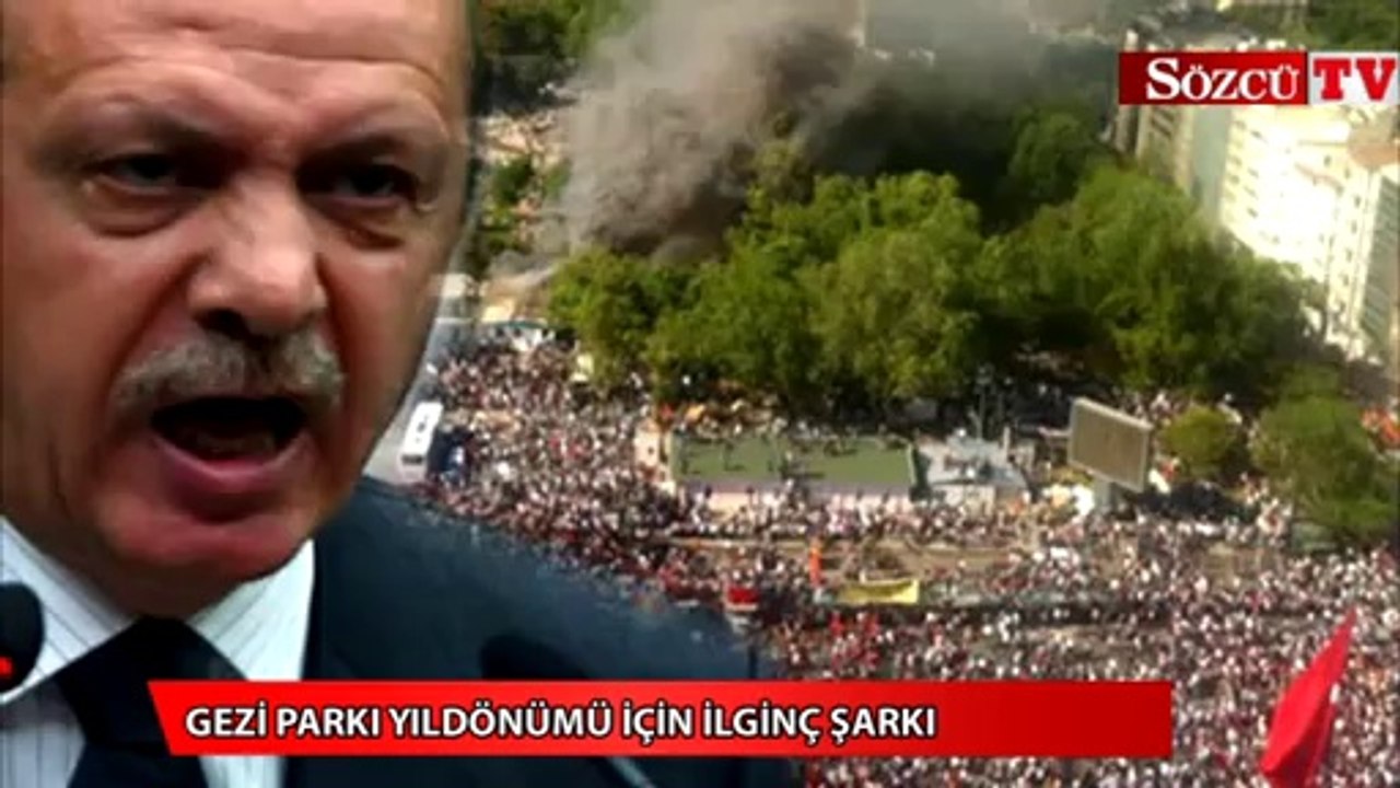 Gezi Parkı yıldönümü için ilginç şarkı