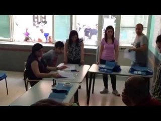 Carinaro (CE) - Elezioni 2014, lo scrutinio nei seggi -6- (26.05.14)