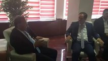 Sakarya Valisi Mustafa Büyük'ün, Geyve Belediye Başkanı Murat Kaya ve İlçe Kaymakamı İdris Akbıyık'a Veda Ziyareti