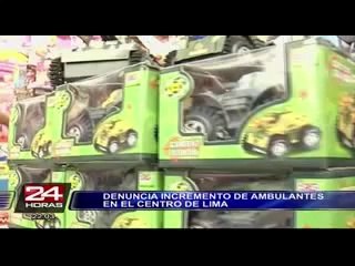Denuncian incremento de comercio ambulatorio en calles del Cercado de Lima