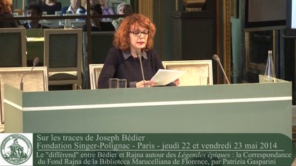 Le "différend" entre Bédier et Rajna autour des Légendes épiques : la Correspondance du Fond Rajna de la Biblioteca Marucelliana de Florence par Patrizia Gasparini