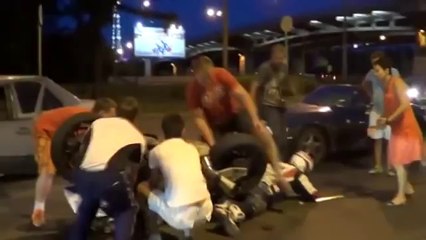 CRASH BMW S1000RR In Russia!!!!