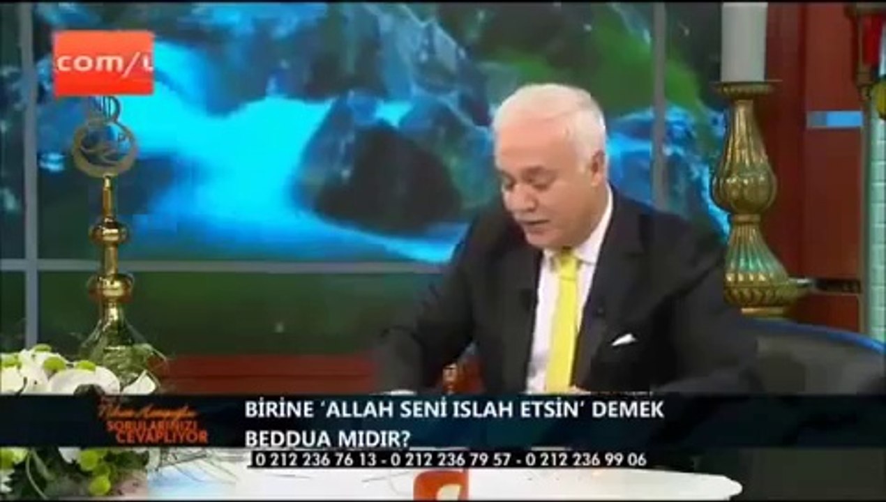 Nihat Hatipoglu Allah Seni Islah Etsin Demek Beddua mıdır _