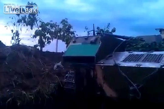 Donetsk fighters shooting at zionist nazis assholes infiltrators