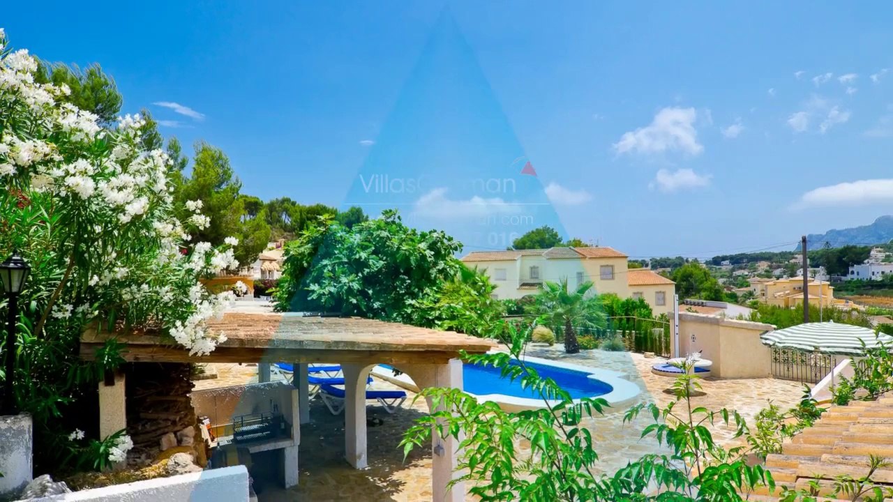 Alquiler villas, Benissa, Costa Blanca, villa Flores