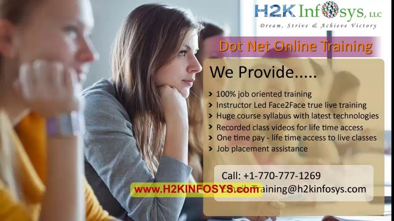 .Net Online Training in USA | Dot Net Online Training and Placement in UK,AUS,Canada