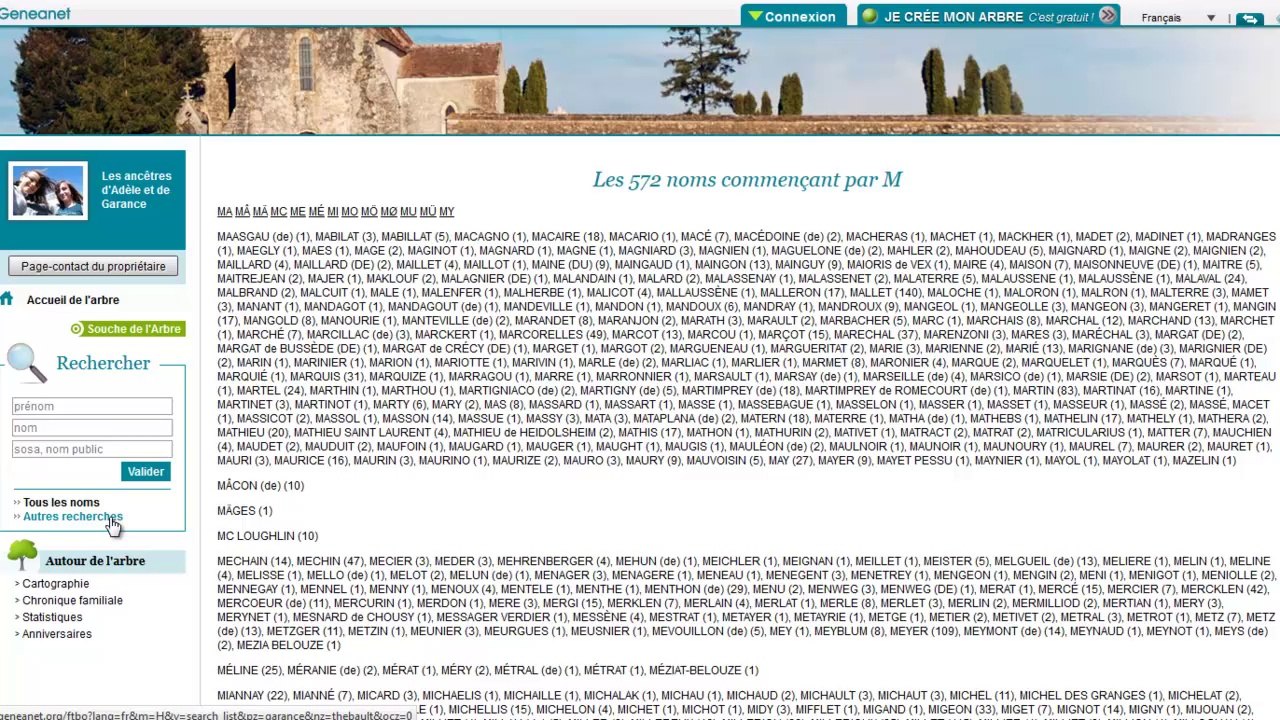 Comment affiner une recherche dans un arbre