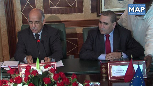 بيد الله يستقبل وفدا من السفراء المقررين بمجلس أوروبا 