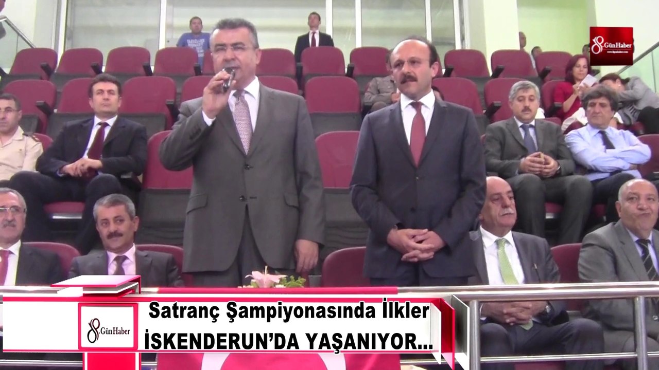 Türkiye Satranç Şampiyonası İskenderunda başladı 8gunhaber [Yüksek Kalite ve Büyüklük]