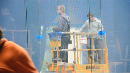 installation du court central vitré