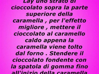 Come fare Piazze Chocolate Toffee Italian
