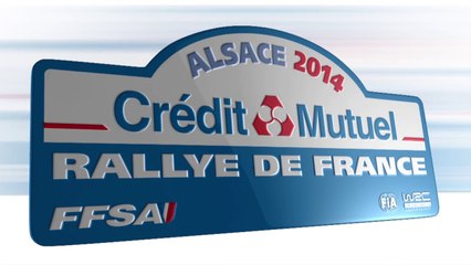 Le parcours du Rallye de France-Alsace 2014