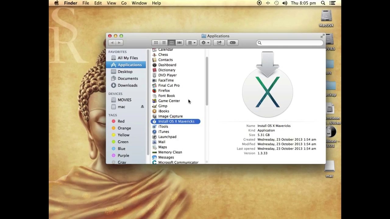 ▶ Install Mac OSX 10.9 mavericks on PC,The Easiest Method.Create Installer