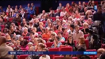 Les agents départementaux du 94 et leur président en réunion d'info