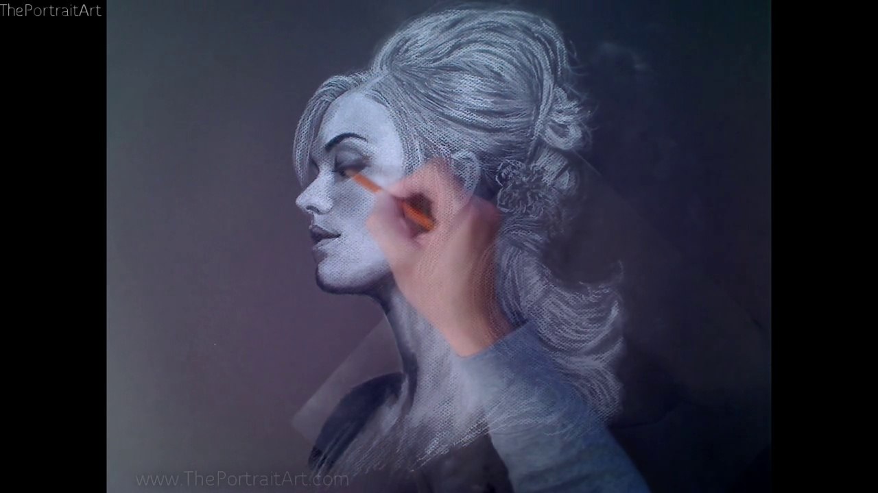 Drawing Yvonne - Time-lapse Art Video