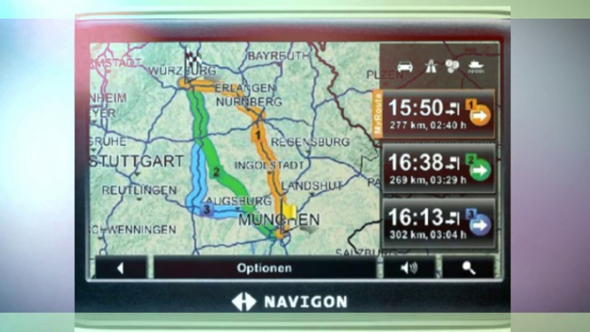5 Zoll 12,7 cm Touchscreen Display, Europa 44, TMC, Navigon Flow, Text-to-Speech, Aktiver Fahrspurassistent Navigon 72 Plus Tragbares Navigationssystem 