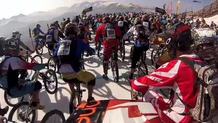 Funny Megavalanche Pile Up | Mountain Bike Race Fail