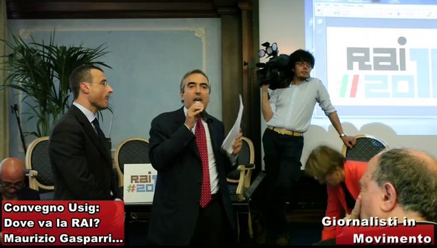 Convegno Usig: Dove va la RAI? Maurizio Gasparri