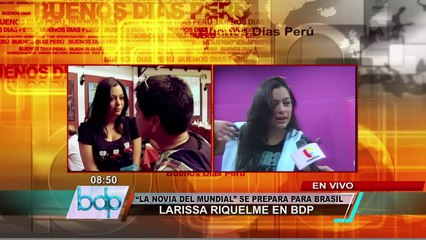 Download Video: Larissa Riquelme reporteará desde el Mundial de Brasil para Panamericana TV