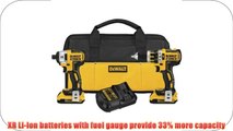 1DEWALT DCK286D2 20V Max XR Lithium Ion Brushless Compact Hammerdrill and Impact Driver Combo
