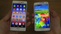 Huawei Ascend P7 vs. Samsung Galaxy S5