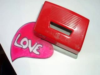 Porte-clés coeurs en plastique fou