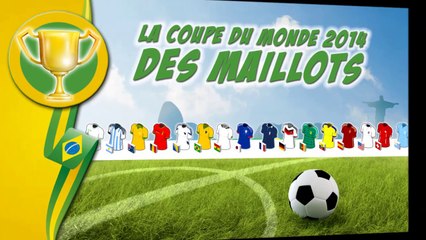 Les 32 maillots du Mondial 2014 de football