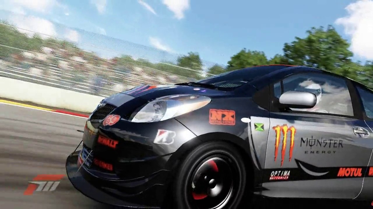 Toyota TRD racing and drifting supercars and sportcars with electro music drums track Road America remixed with engine sound - Mercedes SLR Forza Motorsport part 86 HD