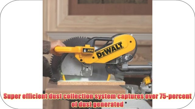 DEWALT DWS780 12-Inch Double Bevel Sliding Compound Miter Saw