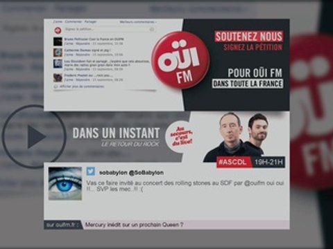 OUI FM TÉLÉ // OUI FM à la Télé /// Le Rock a sa Télé
